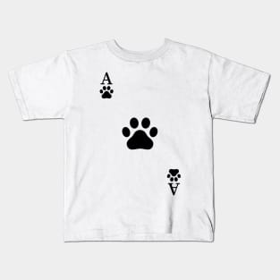 Ace Of Paws. Kids T-Shirt